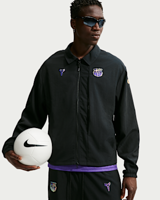 FC Barcelona Away Men's Kobe Soccer Woven Jacket. Nike.com